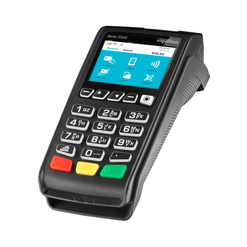 About the Ingenico Desk 3500 terminal