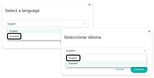 Español or English